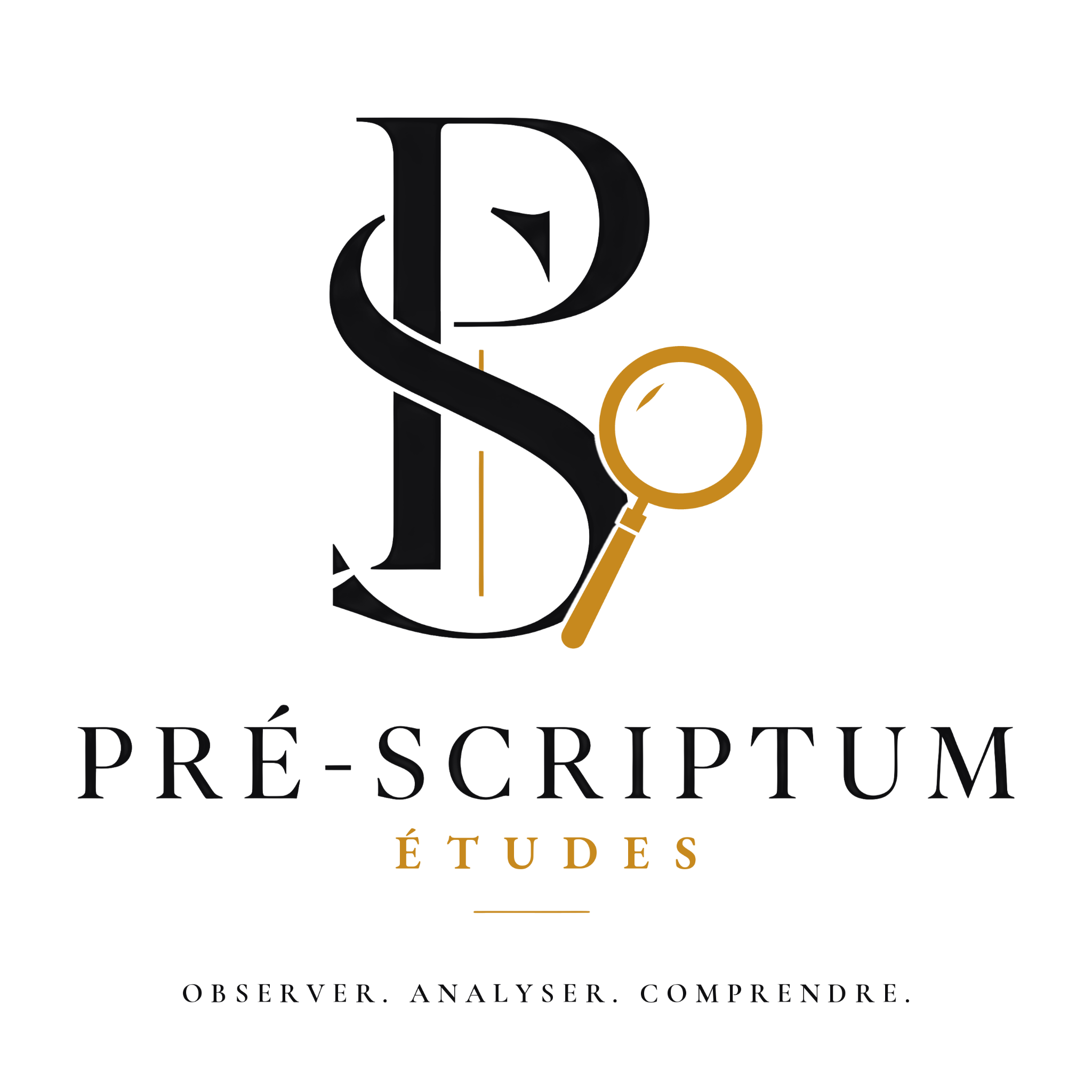 Logo officiel PRÉ-SCRIPTUM Études