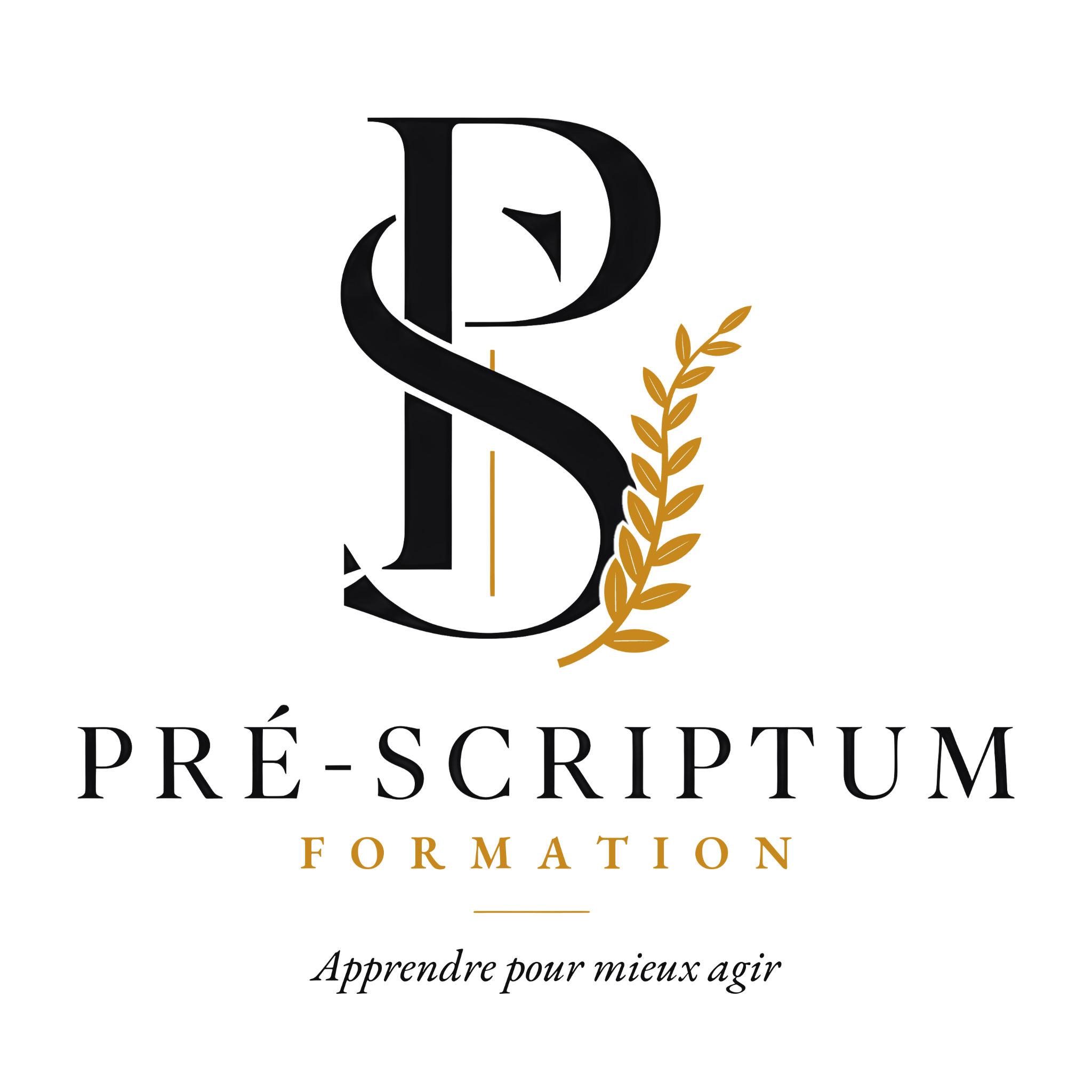 Logo officiel PRÉ-SCRIPTUM Formation